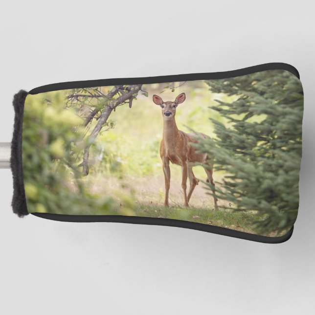 Ein einsamer Hirsch Golf Headcover (Vorderseite)