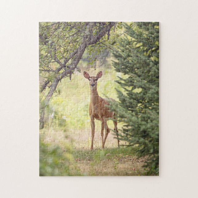 Ein einsamer Hirsch Puzzle (Vertikal)