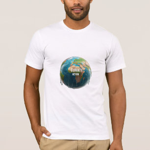 Ein einzigartiger T - Shirt mit dem Design "Climat