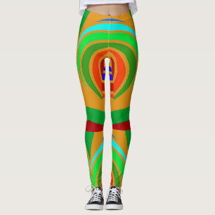 Ein einzigartiges süßes mehrfarbiges "Ratti_Creati Leggings