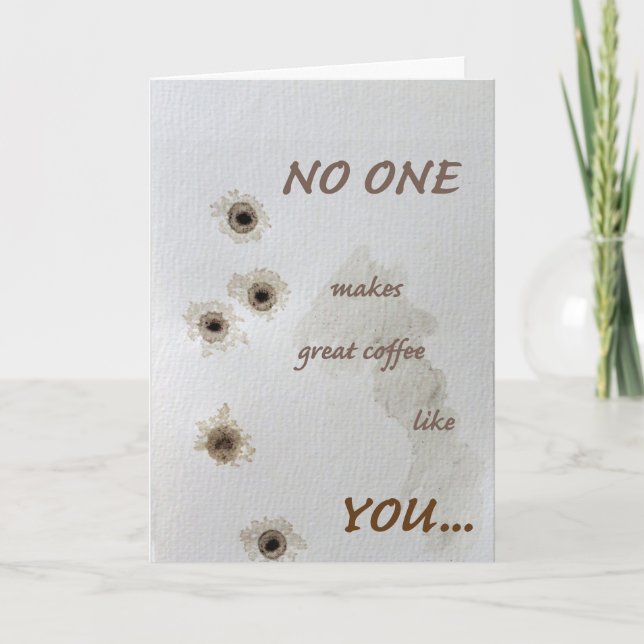 Ein einzigartiges und ein lustiges erhalten wohle karte (Vorderseite)