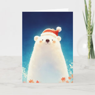 Ein Eisbär-Saisoncharme Karte