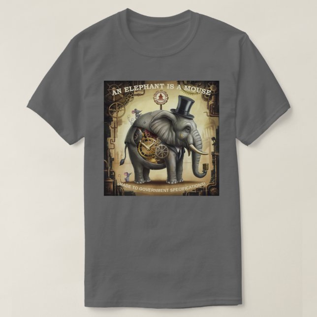 Ein Elefant ist eine Maus T-Shirt (Design vorne)