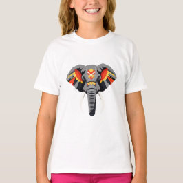 Ein Elefantenkopf T-Shirt