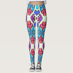 Ein eleganter Damast "Ratti_Creative_Arts"-Legging Leggings