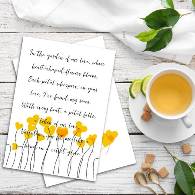 Ein eleganter und Minimalistischer Valentinstag Dankeskarte (Von Creator hochgeladen)