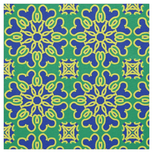 Ein elegantes Blumenmuster mit klassischem Muster Stoff (Muster)