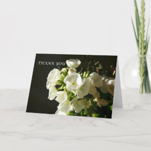 Ein elegantes Dankeschön an die Garden Phlox Card Dankeskarte