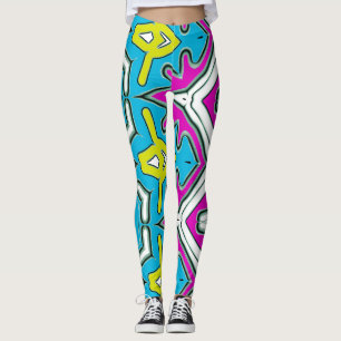 Ein elegantes mehrfarbiges "Ratti_Creative_Arts" Leggings