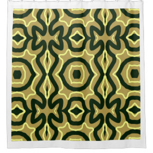 Ein elegantes, nahtloses, vielfarbiges klassisches duschvorhang