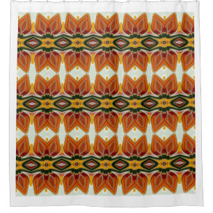 Ein elegantes, nahtloses, vielfarbiges klassisches duschvorhang