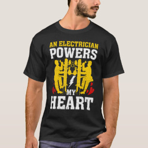 Ein Elektro-Power meine Herz-Elektro-Männer T-Shirt