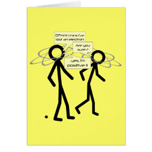 Ein Elektrowitz verlieren - leeres Notelet/Karte