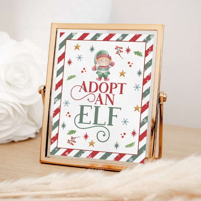 Ein Elf Weihnachts-Party adoptiert Poster (Von Creator hochgeladen)