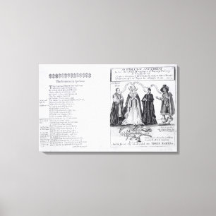 Ein Emblem des Antichrist Leinwanddruck