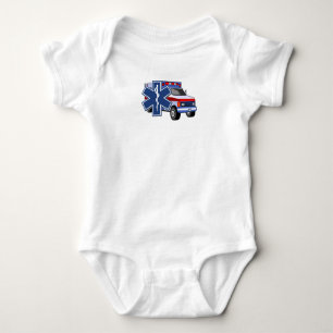 Ein ems-Krankenwagen Baby Strampler