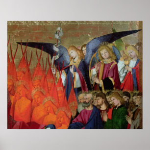 Ein Engel aus der "Krönung der Jungfrau" Poster