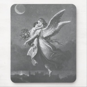 "Ein Engel besuchte die grüne Erde." Mousepad