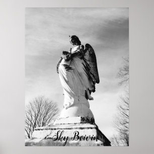 "Ein Engel, der dich Zuhause trägt" Poster