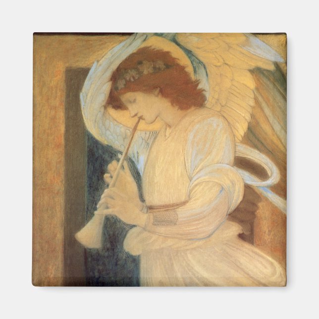 Ein Engel, der Flageolet von Burne Jones spielt Magnet (Vorne)