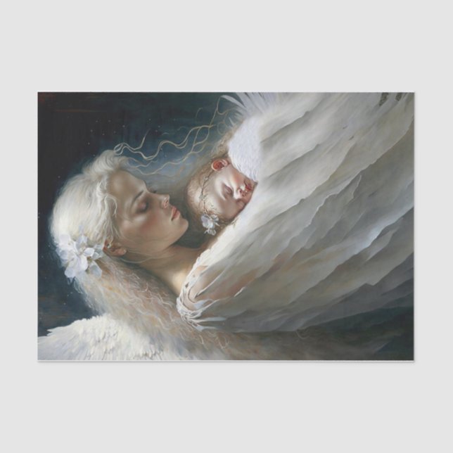 Ein Engel hält sie fest Seidenpapier (Vorderseite)