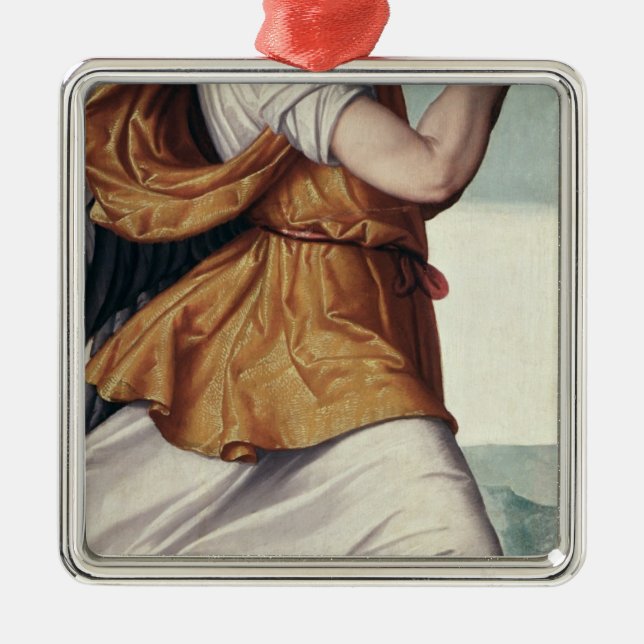 Ein Engel Silbernes Ornament (Vorne)