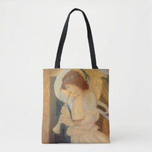 Ein Engel spielt ein Flageolett von Burne Jones