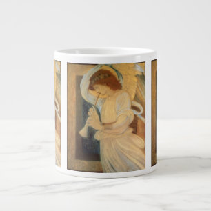 Ein Engel spielt ein Flageolett von Burne Jones Jumbo-Tasse