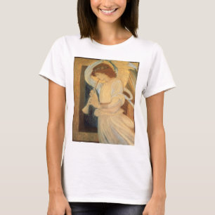 Ein Engel spielt ein Flageolett von Burne Jones T-Shirt