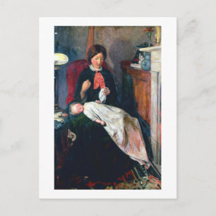 Ein englischer Kamin von 1854-5 Postkarte