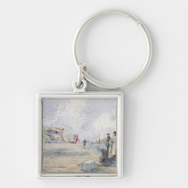 Ein entfernendes Flugzeug, 1913 Schlüsselanhänger (Vorne)