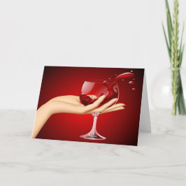 Ein entfernter Toast Karte