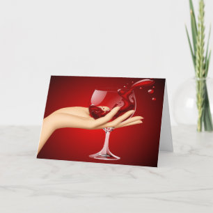 Ein entfernter Toast Karte