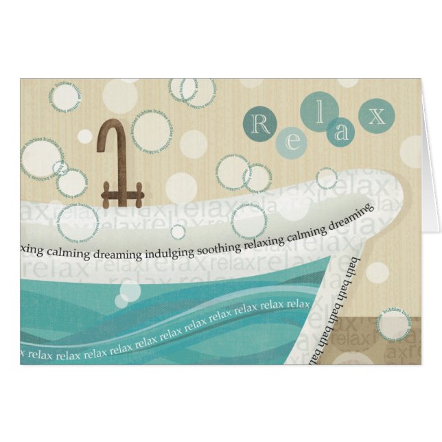 Ein entspannendes Bad (Vorderseite (Horizontal))