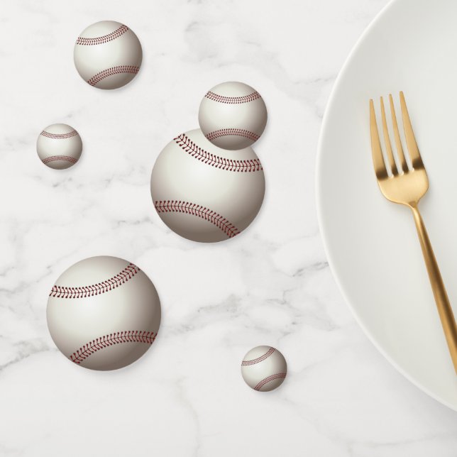 Ein Entwurf eines Soft Ball oder einer Base Konfetti (Gruppe)