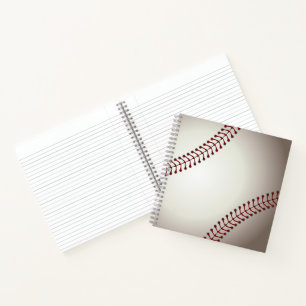 Ein Entwurf eines Soft Ball oder einer Base Notizbuch