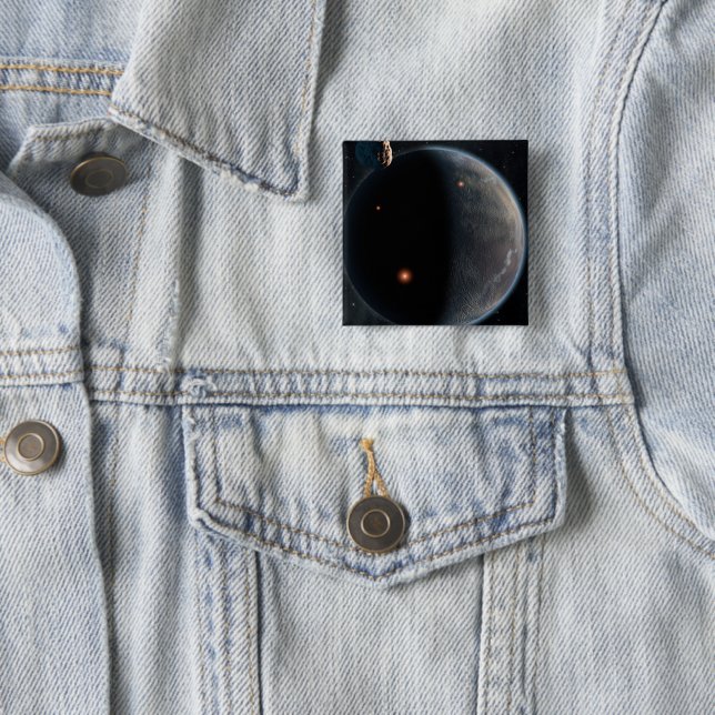 Ein erdähnlicher Planet, reich an Kohlenstoff und  Button (Beispiel)