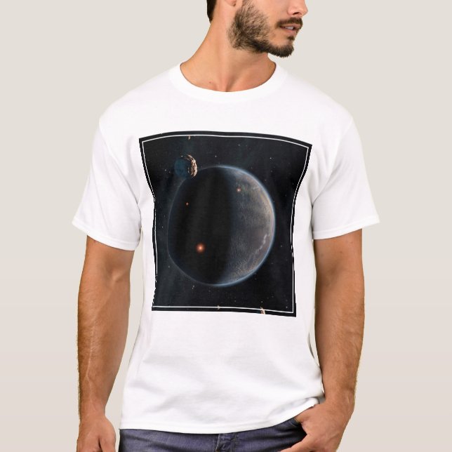 Ein erdähnlicher Planet, reich an Kohlenstoff und  T-Shirt (Vorderseite)