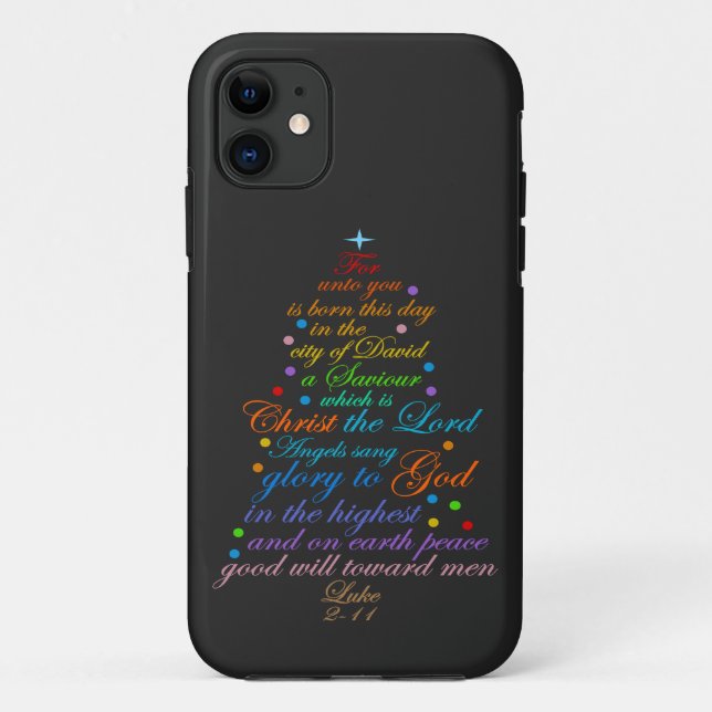 Ein Erretter ist Geboren Luke 2-11 Case-Mate iPhone Hülle (Rückseite)