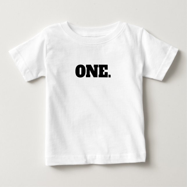 Ein erster Geburtstag Baby T-shirt (Vorderseite)