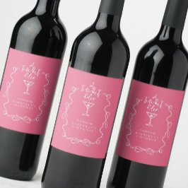 Ein etwas älteres Martini Geburtstagsweinlabel Weinetikett