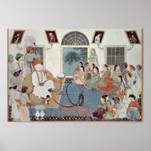 Ein Europäer, wahrscheinlich Sir David Ochterlony Poster