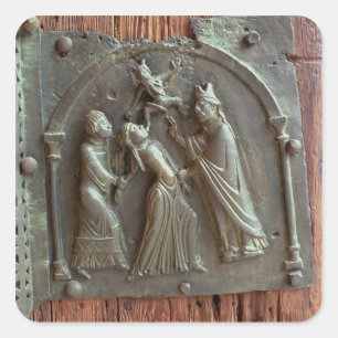 Ein Exorzismus, Platte von der rechten Tür, 12. Quadratischer Aufkleber