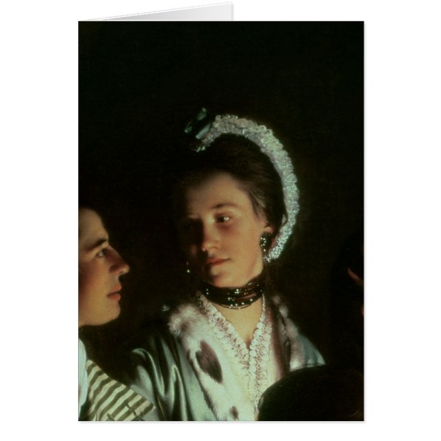 Ein Experiment auf einem Vogel in der Luftpumpe, (Vorne)