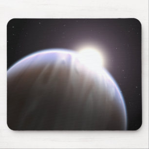 Ein extrasolarer Planet mit seinem Mutterstar Mousepad