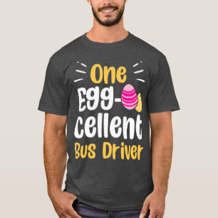 Ein exzellenter Busfahrer Mens Niedlicher Ostertag T-Shirt