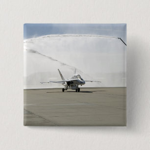 Ein F-18-Flugzeug Button