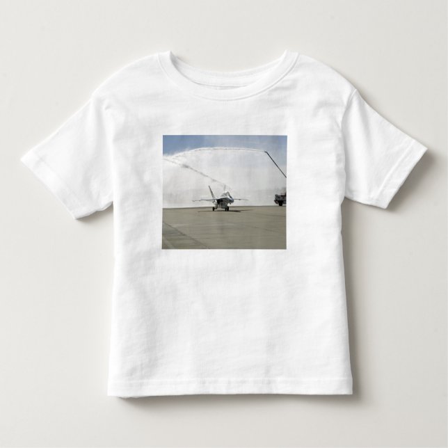 Ein F-18-Flugzeug Kleinkind T-shirt (Vorderseite)