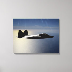 Ein F/A-22 Raptor fliegt eine Ausbildungsmission 2 Leinwanddruck