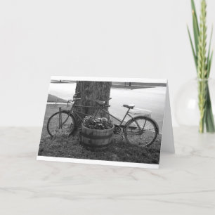 Ein Fahrrad errichtet für zwei Karte